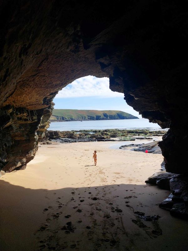 rocky bay beach cave cork