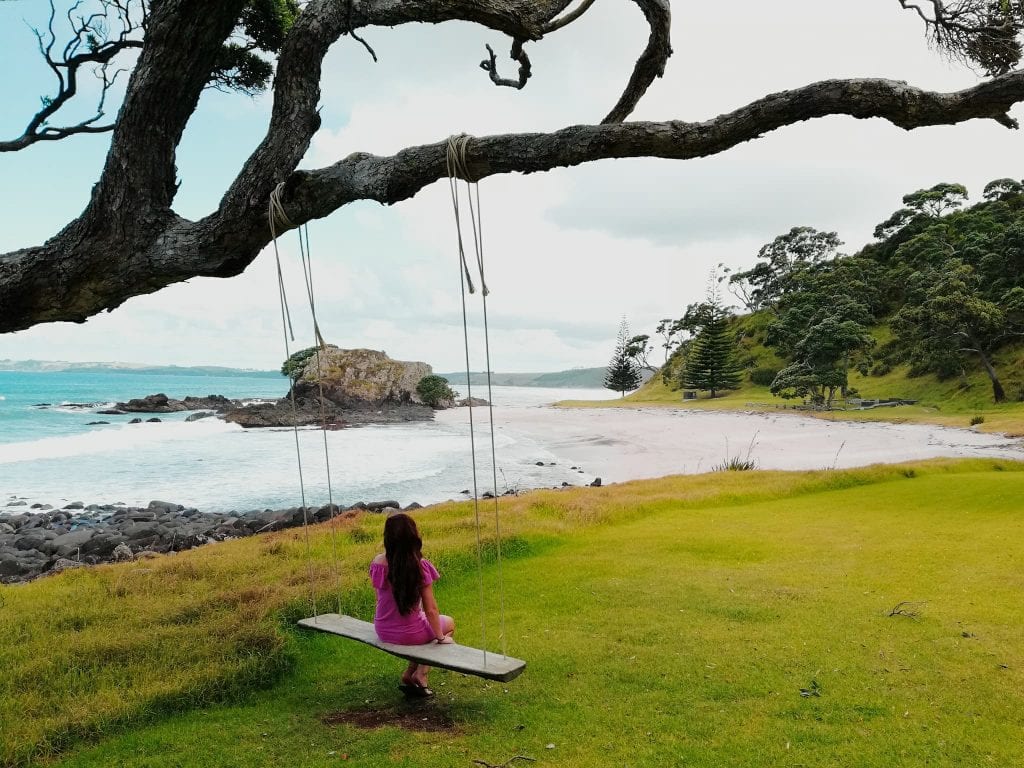 pink beach northland