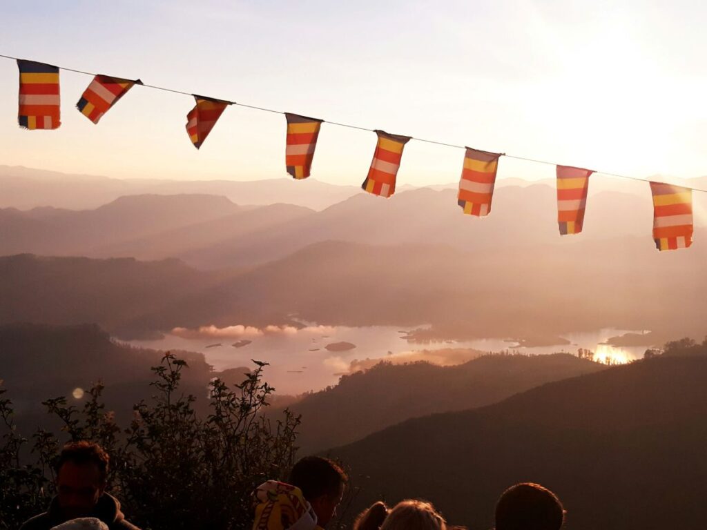 sunrise from adams peak