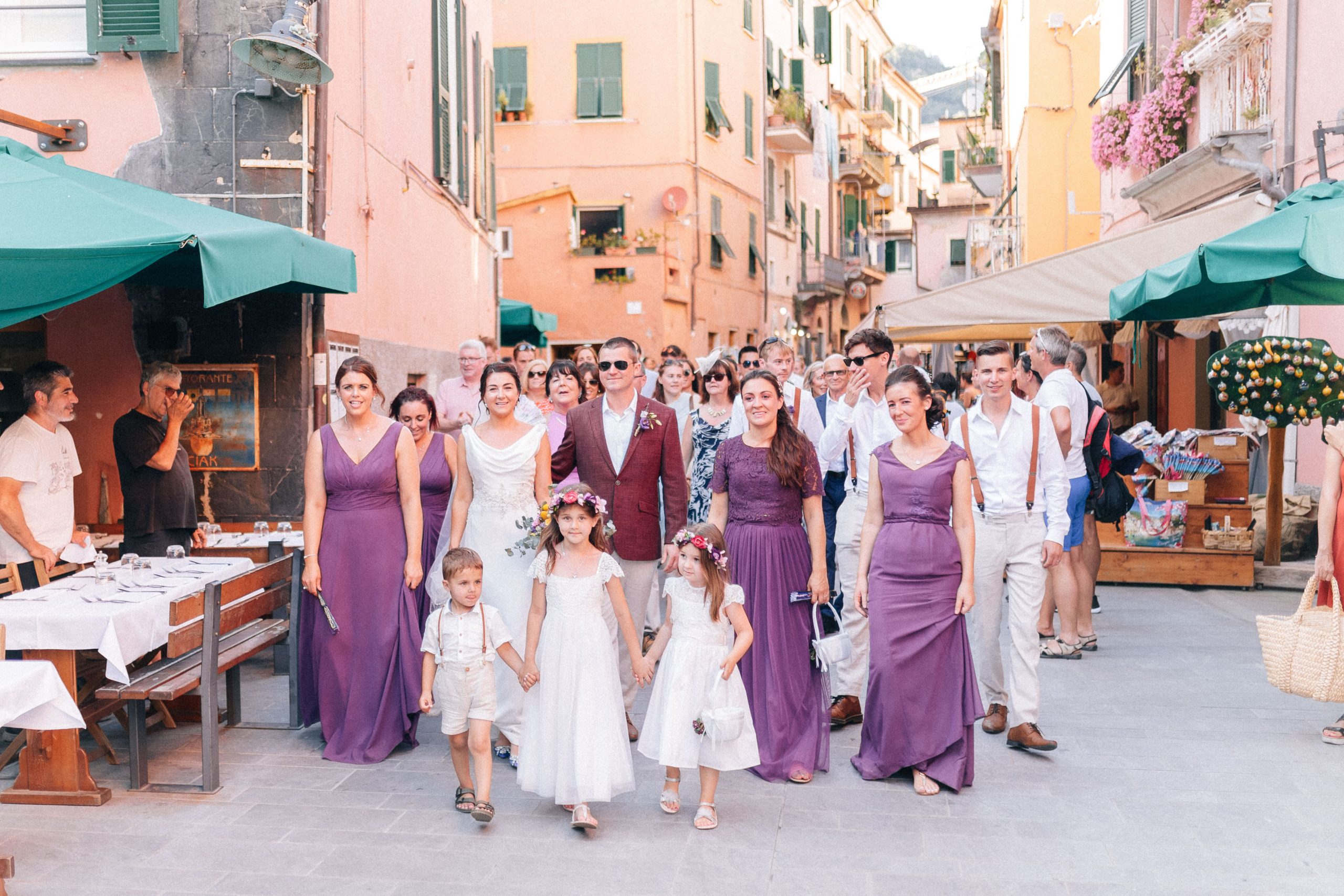 wedding party monterosso cinque terre