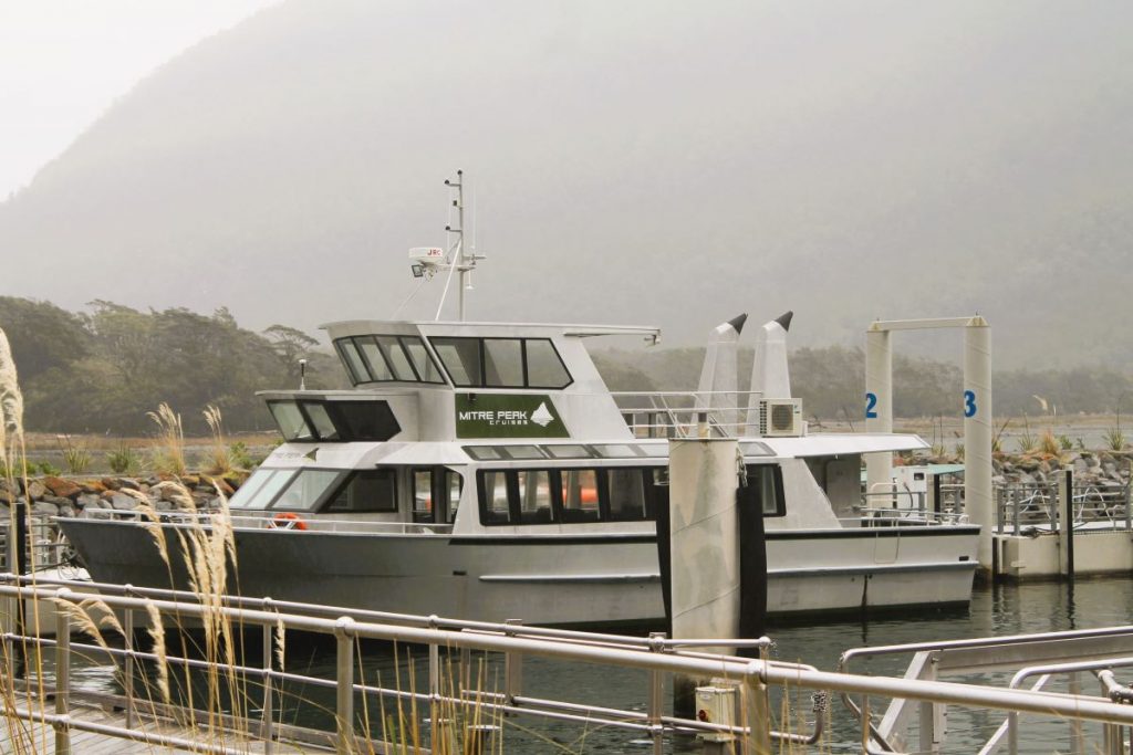 small cruise boat milford sound