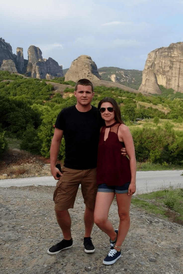 meteora greece couple travel
