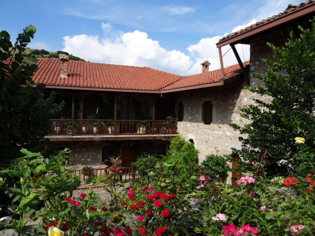 roussanou monastery garden