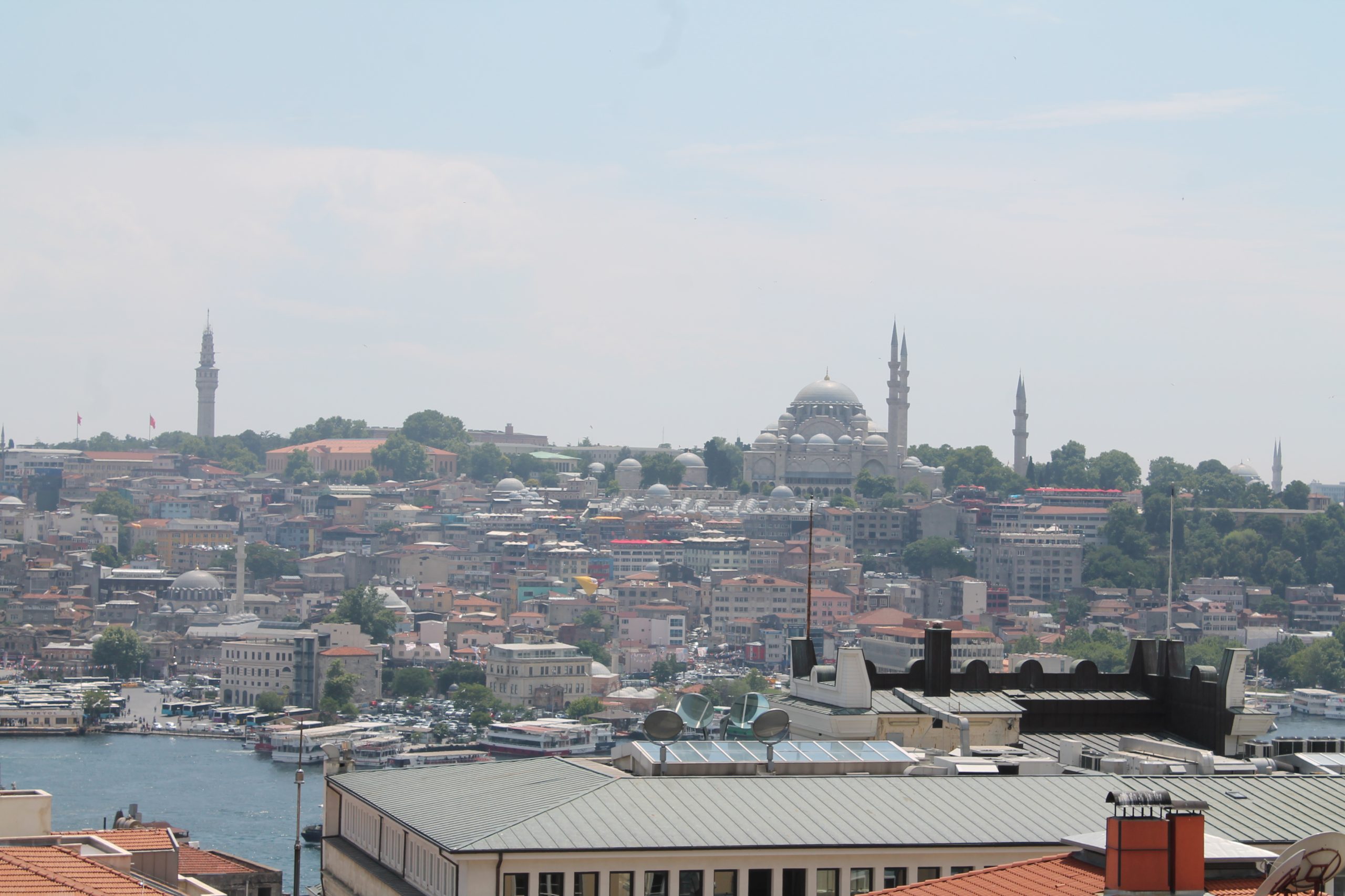 view from galata konak cafe