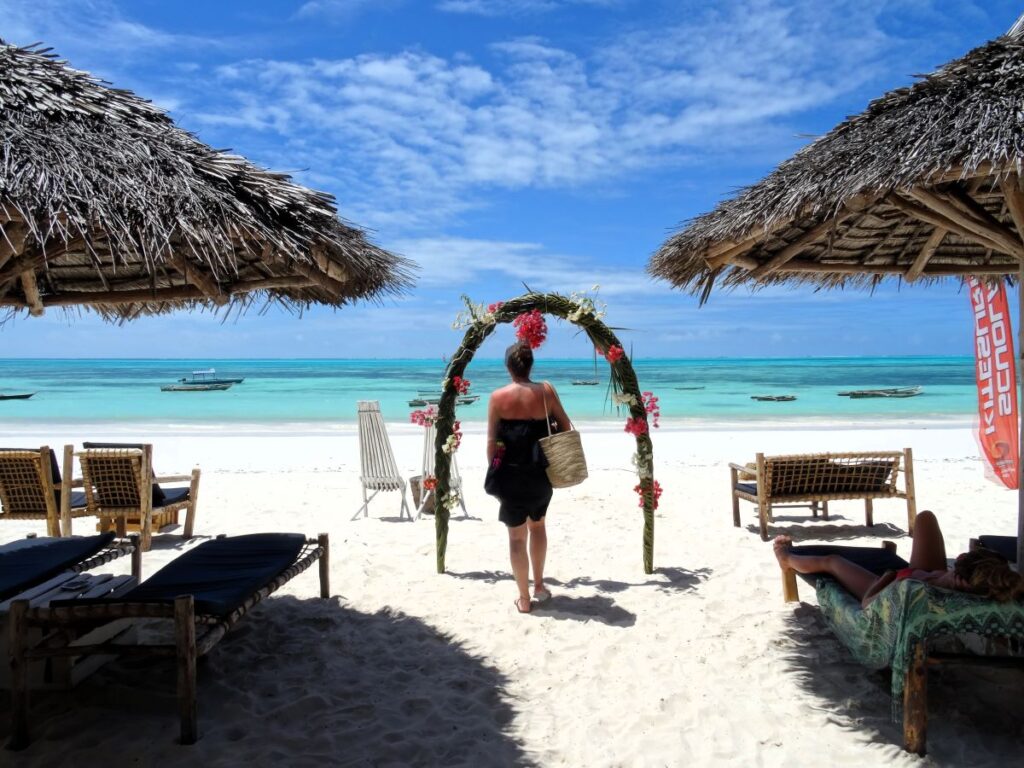 cafe on paje beach