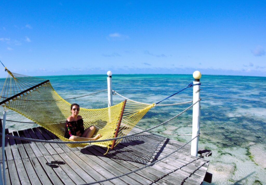 lady on hammock jambiani beach