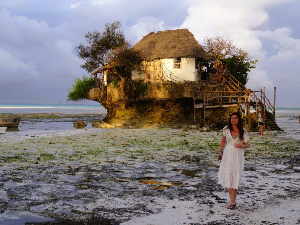 me at the rock restaurant in zanzibar