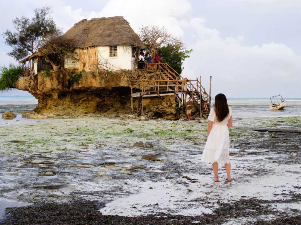 low tide at the rock restaurant