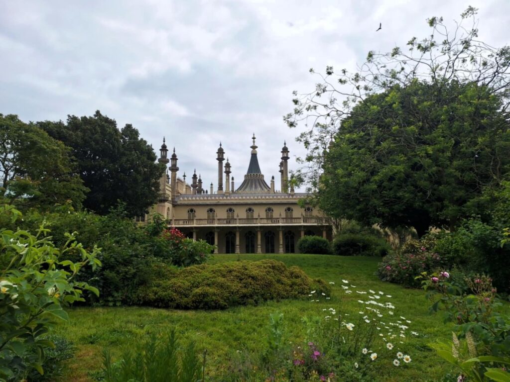 royal pavilion brighton back view