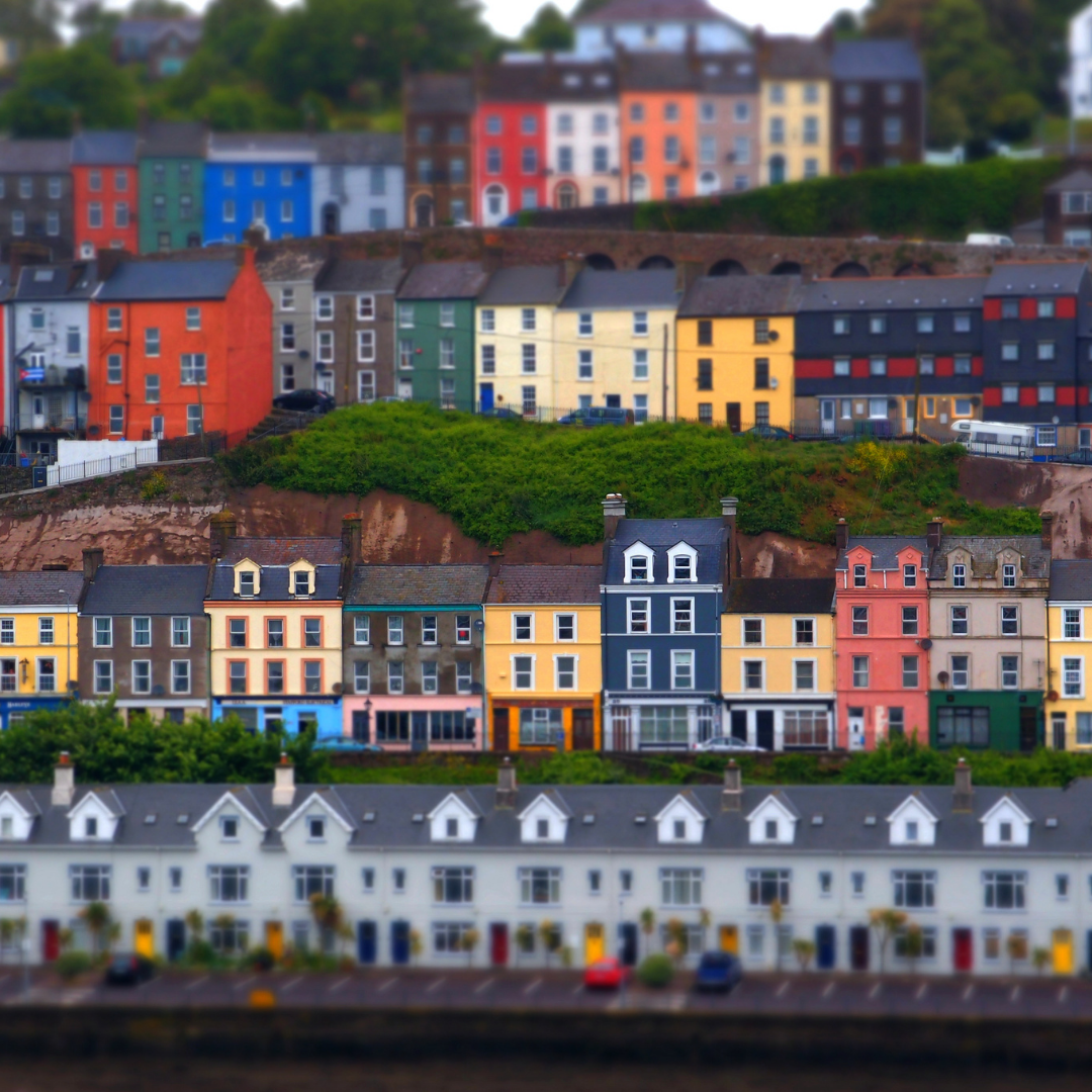 cork city colorful houses