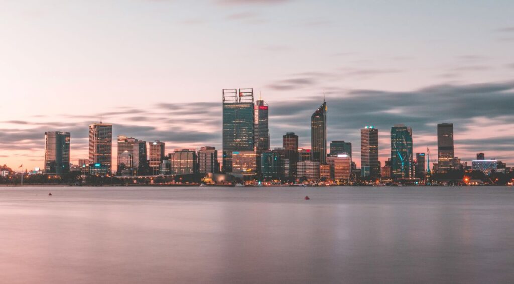 perth city sunet