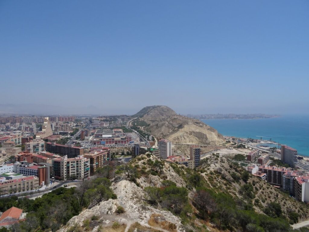 view of alicante city