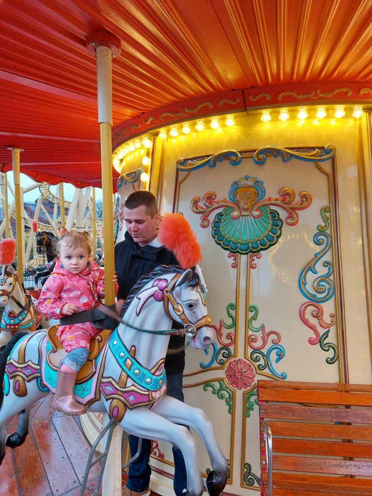 carousel ride at paulton's park