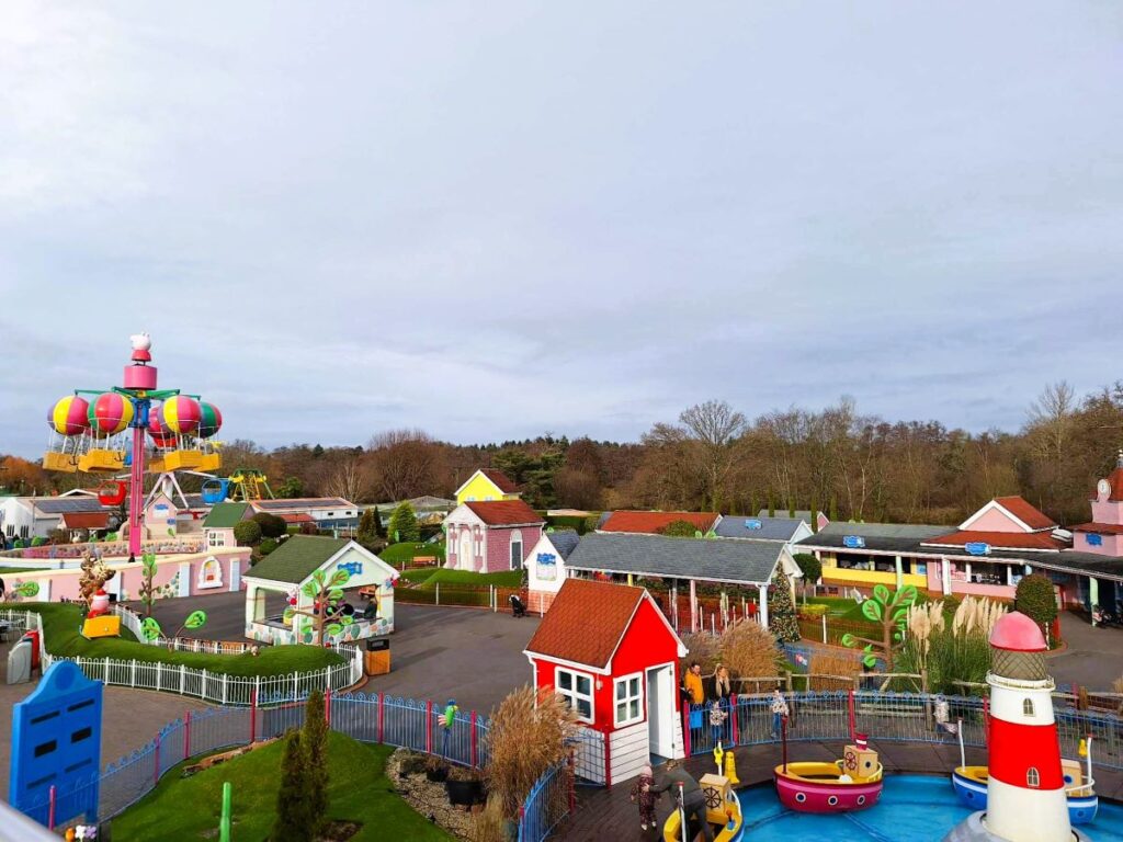 peppa pig world from above