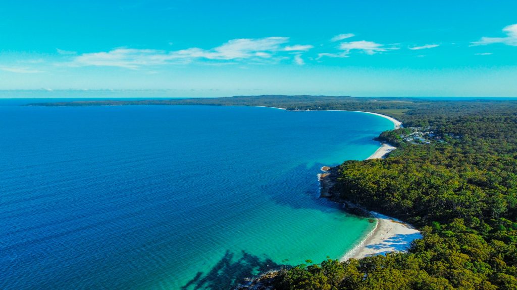 jervis bay from above