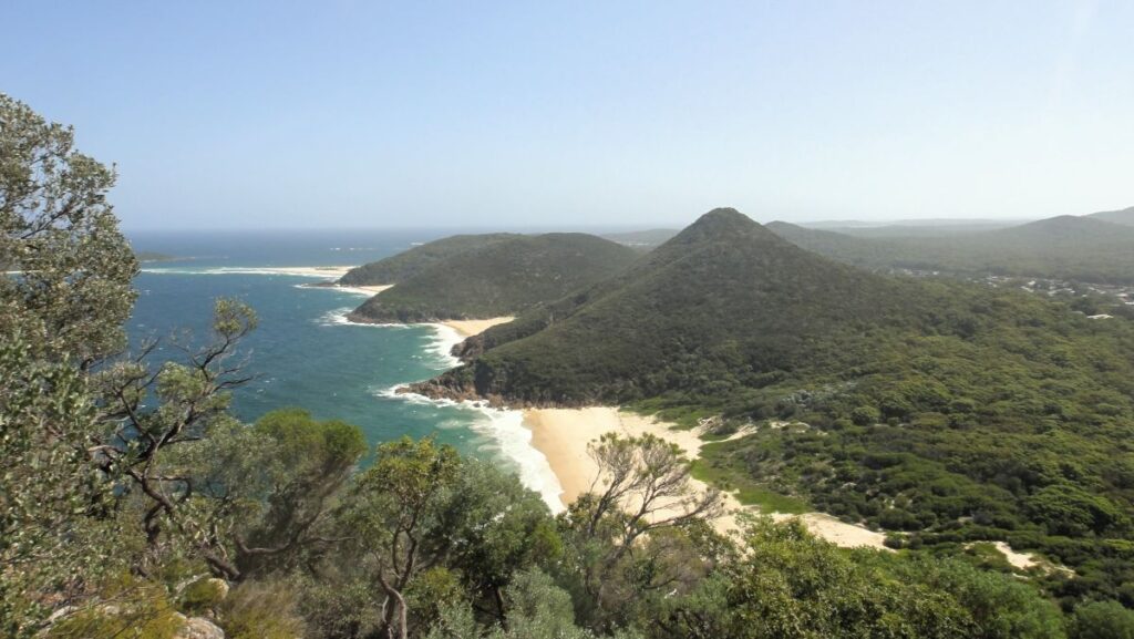 port stephens aerial view