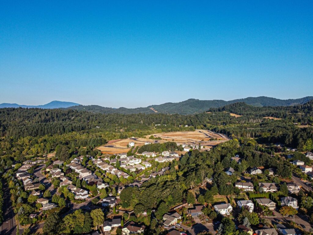corvallis oregon from above