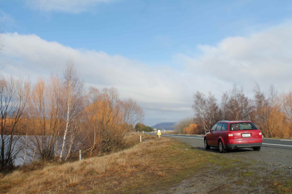 car on south island road