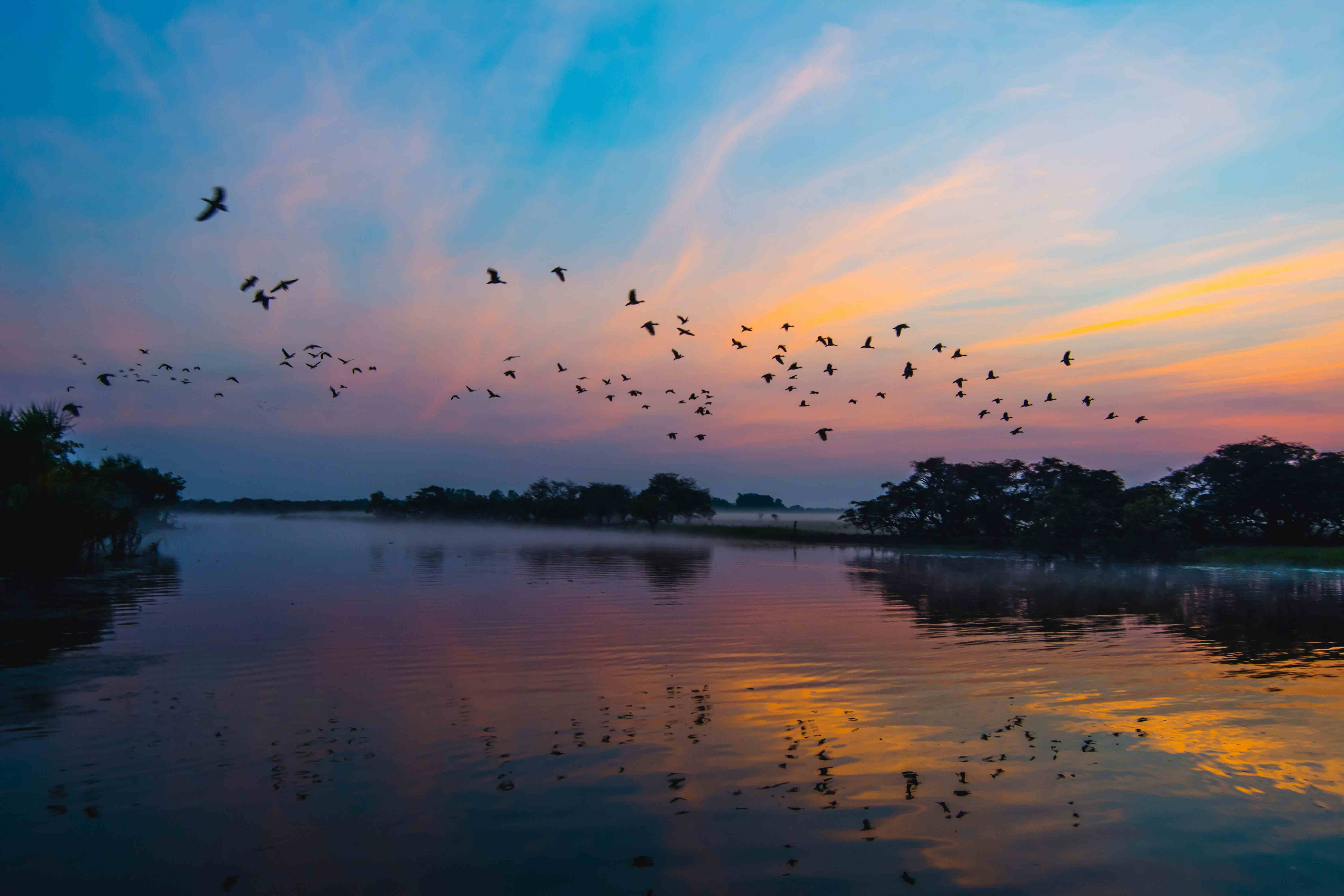 sunset at kakadu national park