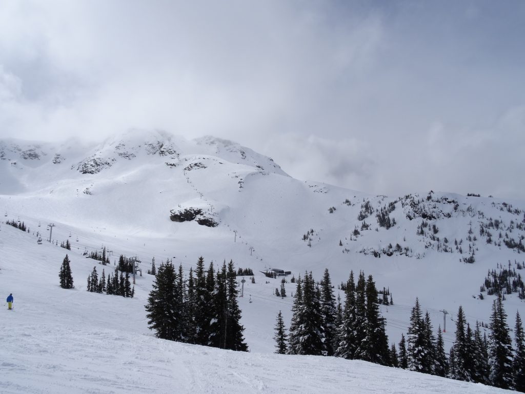 snow whistler mountain