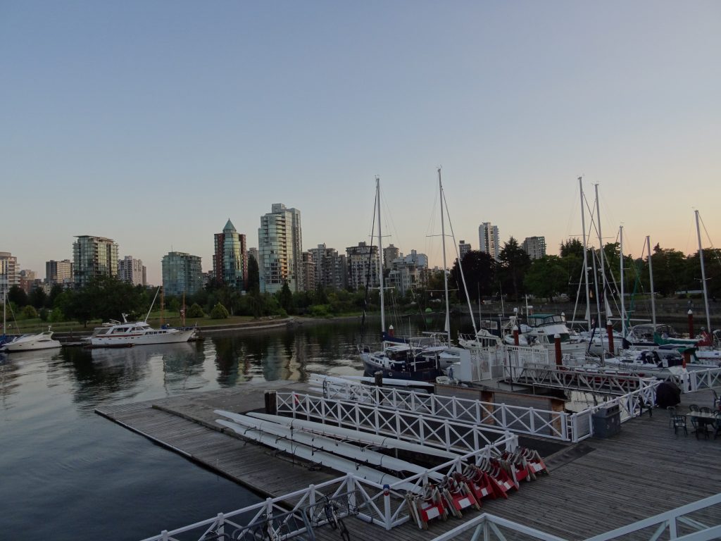 Coal Harbour at sunset