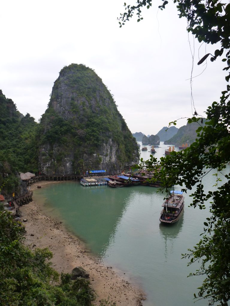 halong bay from above