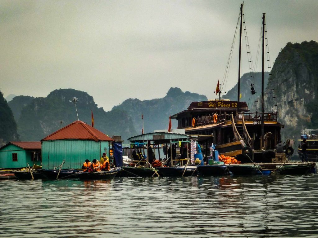 tiny village halong bay