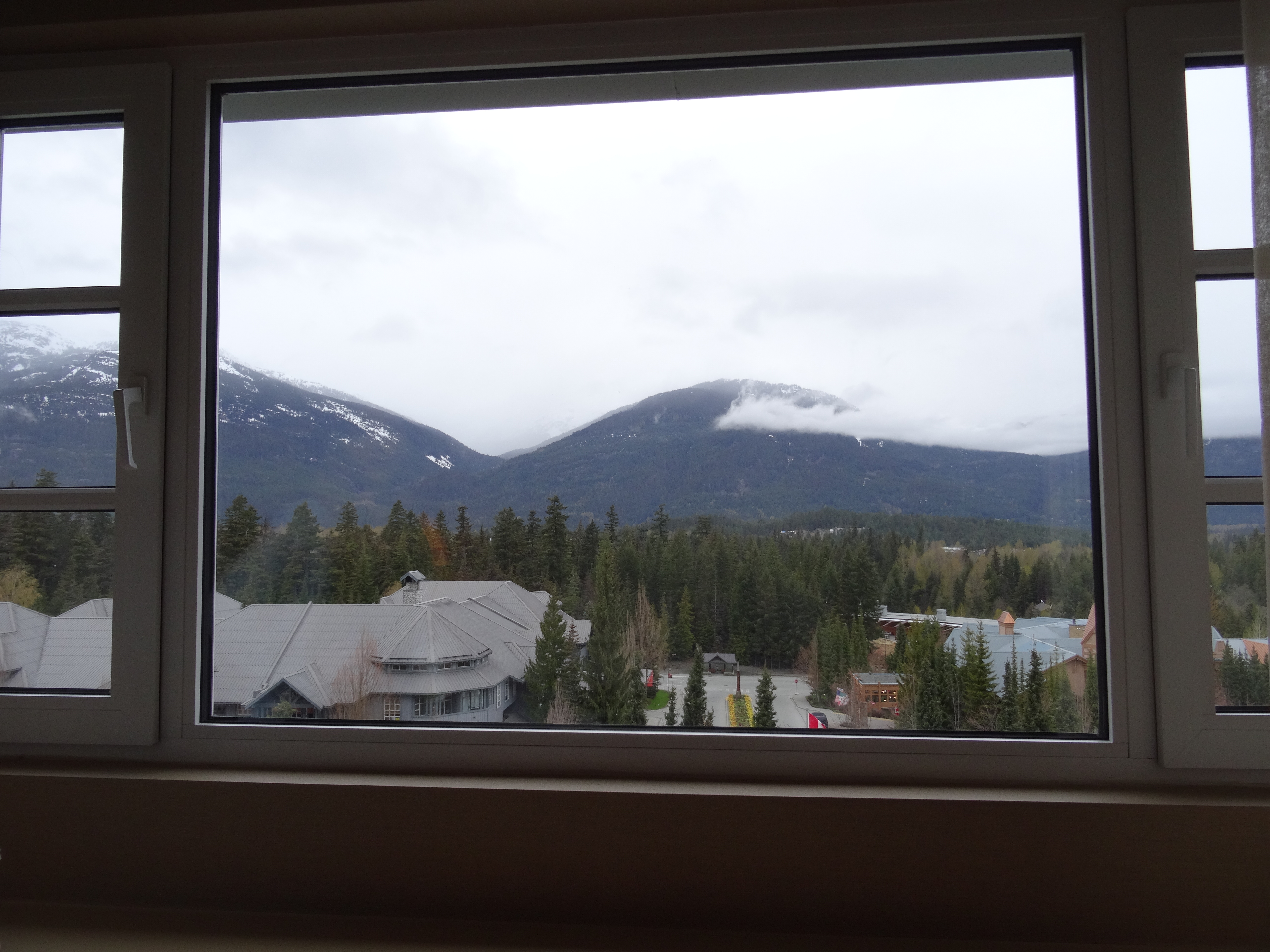 view from Fairmont Chateau Whistler