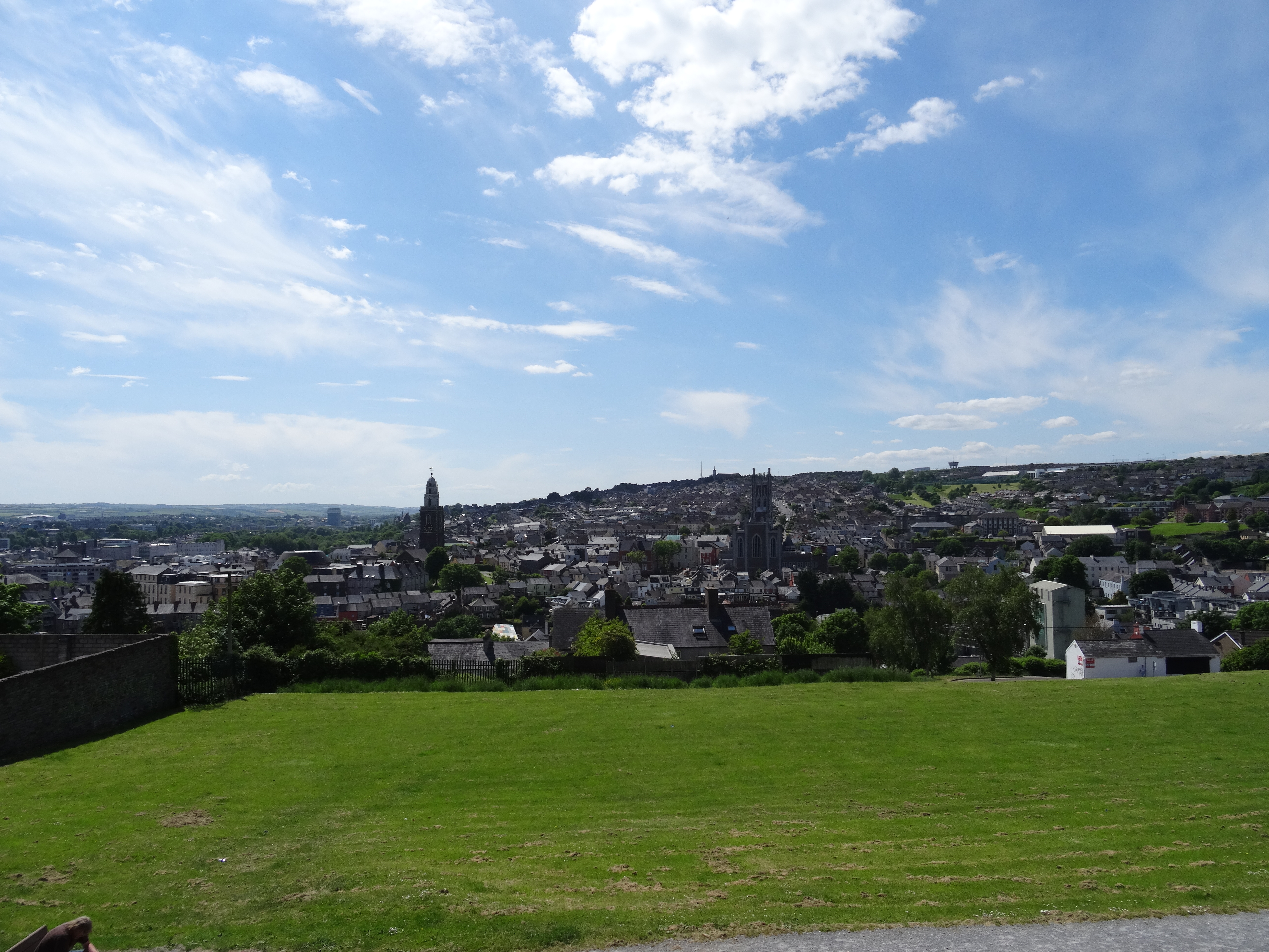 view from bell's field cork city