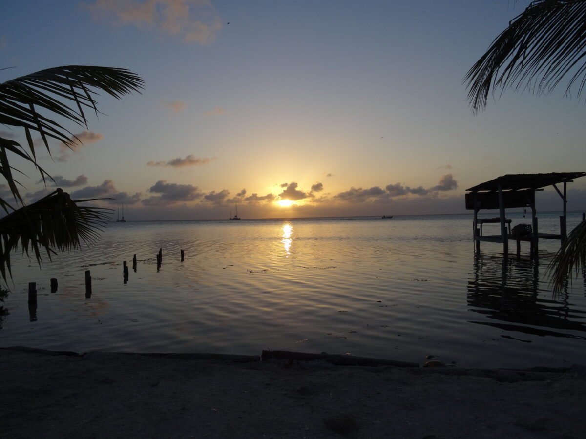 sunset caye caulker