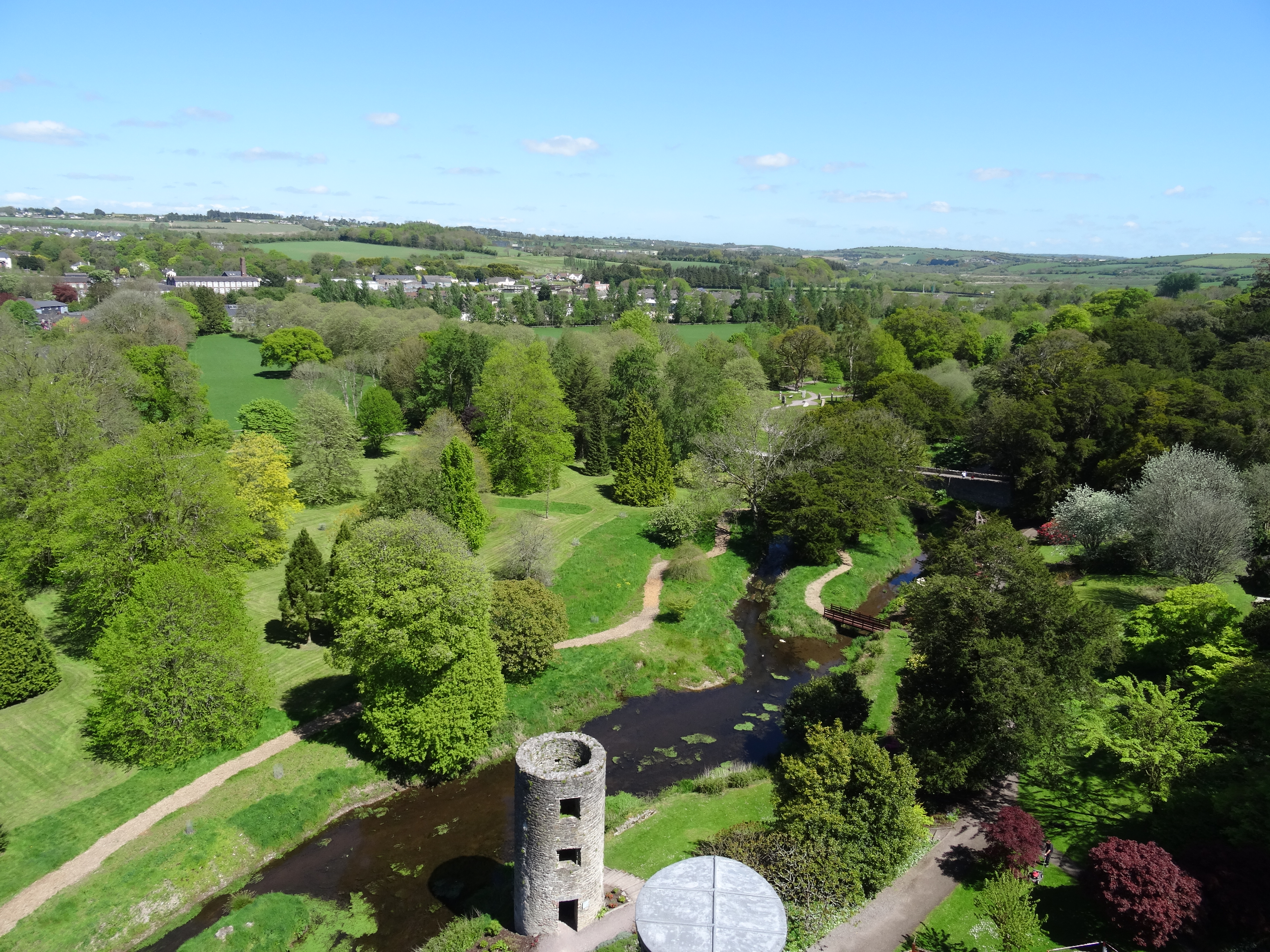 view from top of Blarney Castle