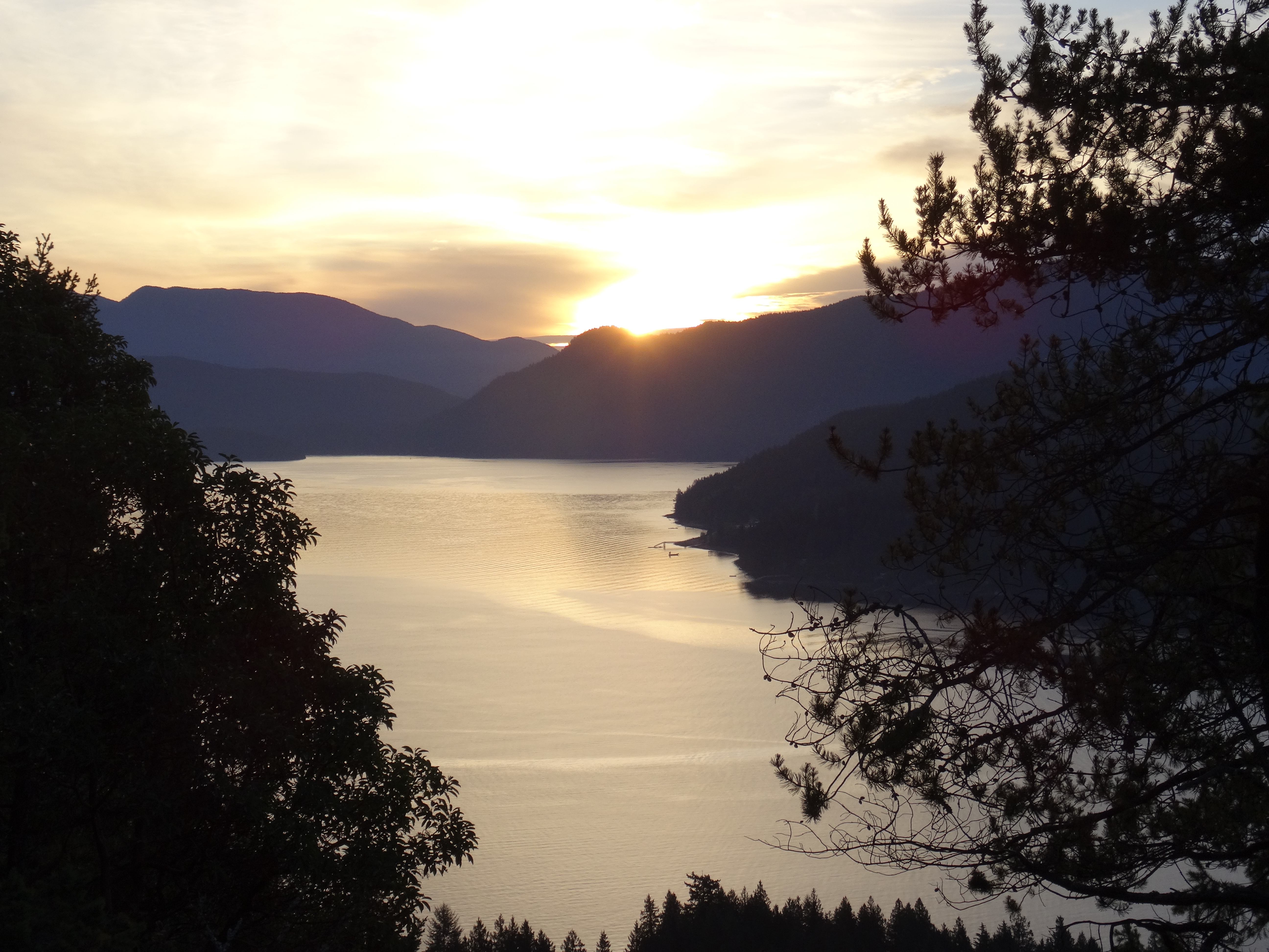 howe sound sunset