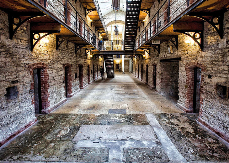 interior of cork city gaol