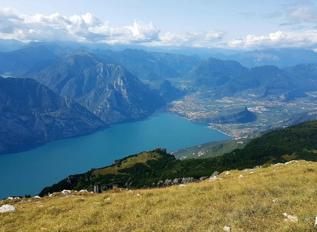 view from the top of Monte Baldo