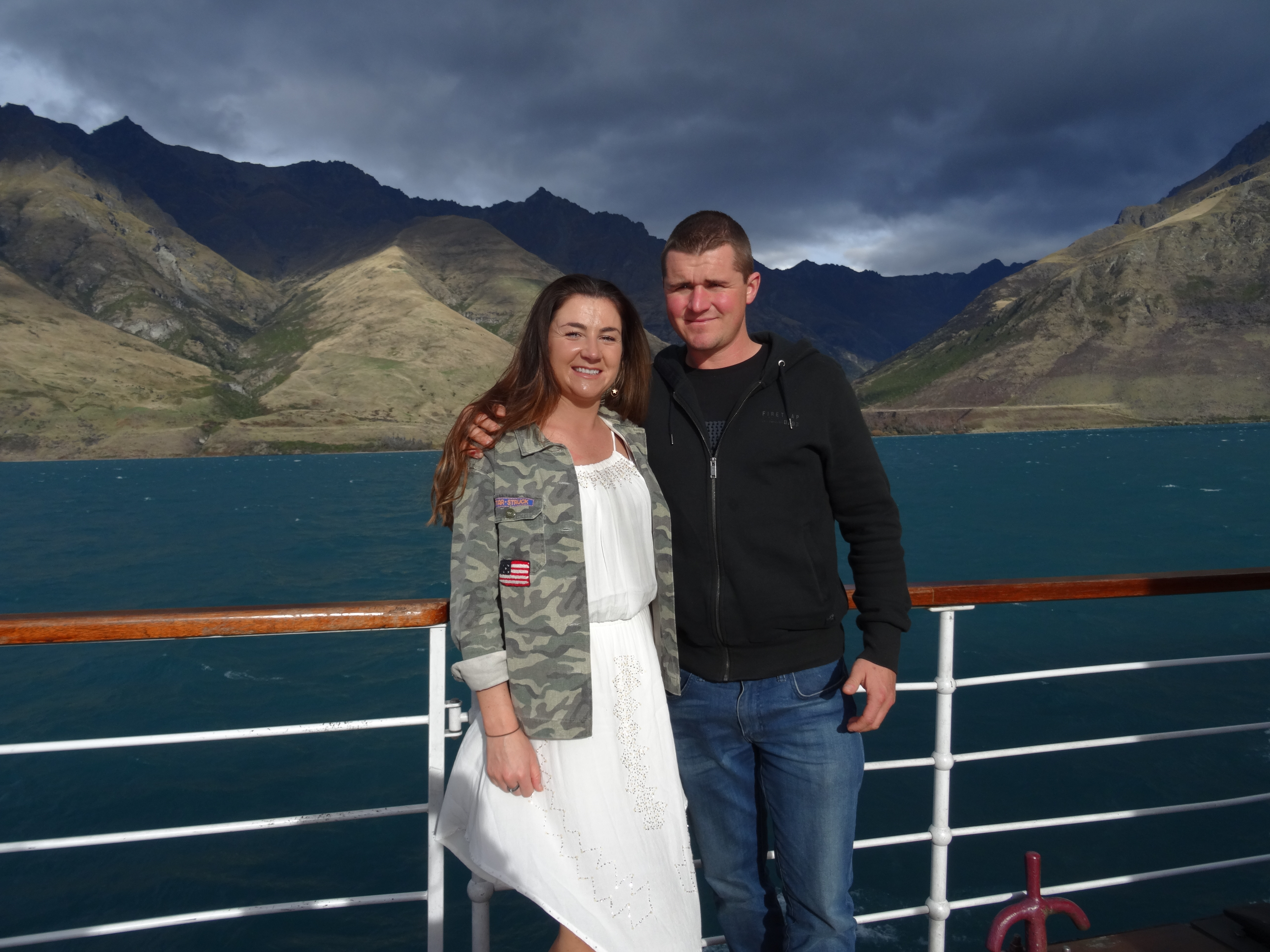 couple on TSS Earnslaw