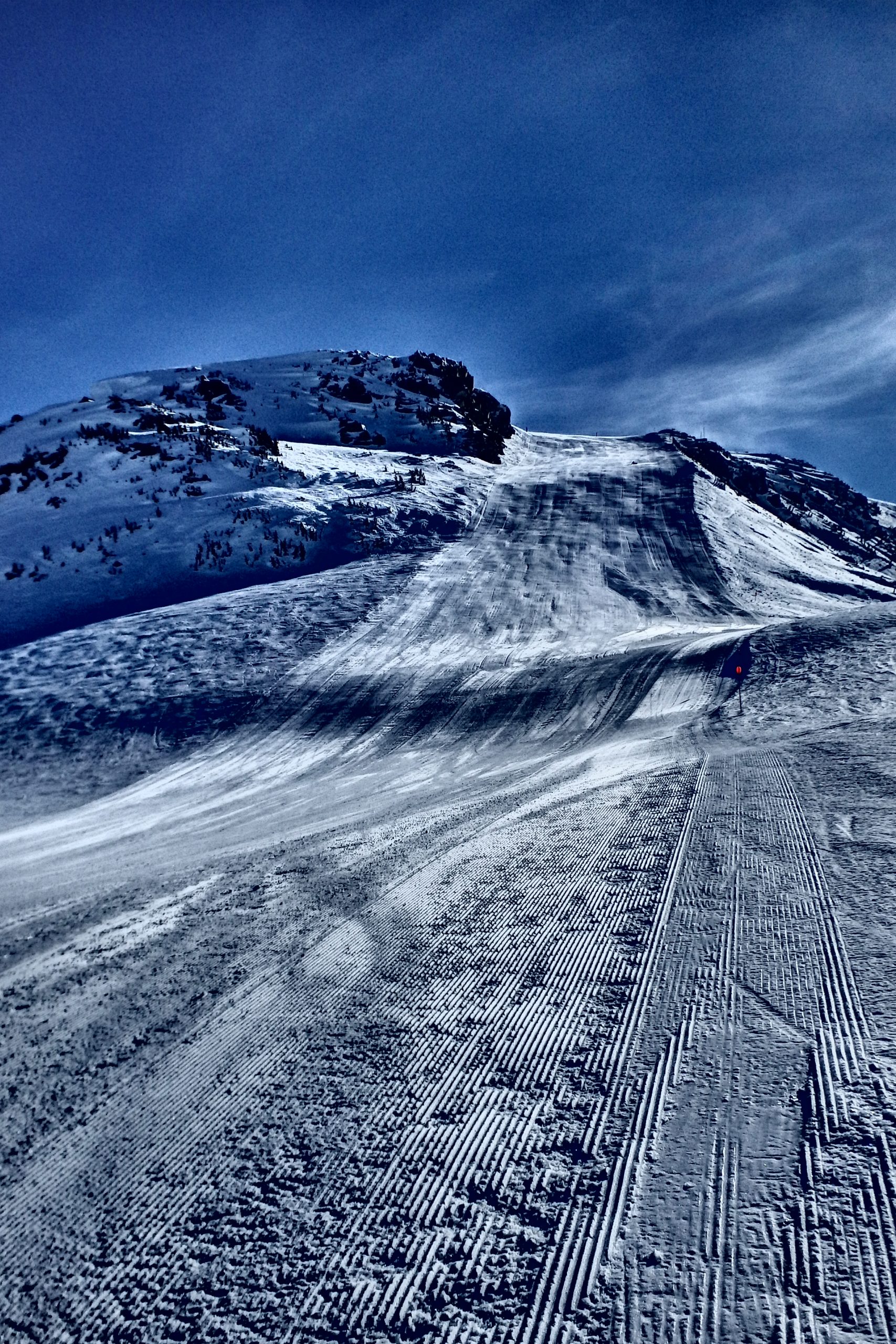 bluebird day on whistler mountain 