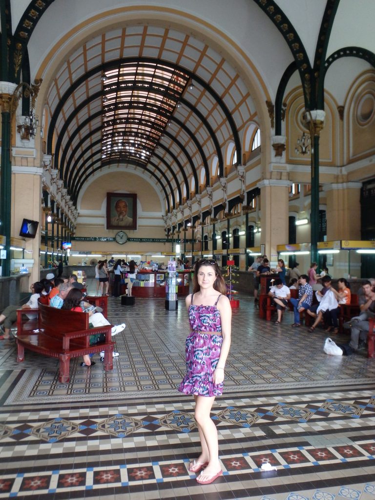 interior of Saigon Central Post Office