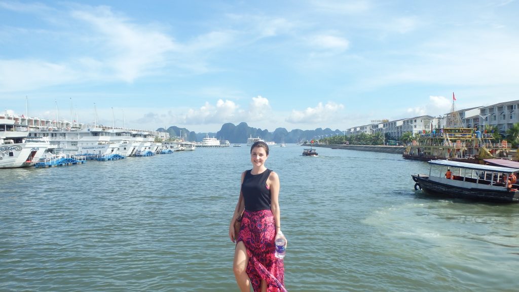 view from halong bay terminal