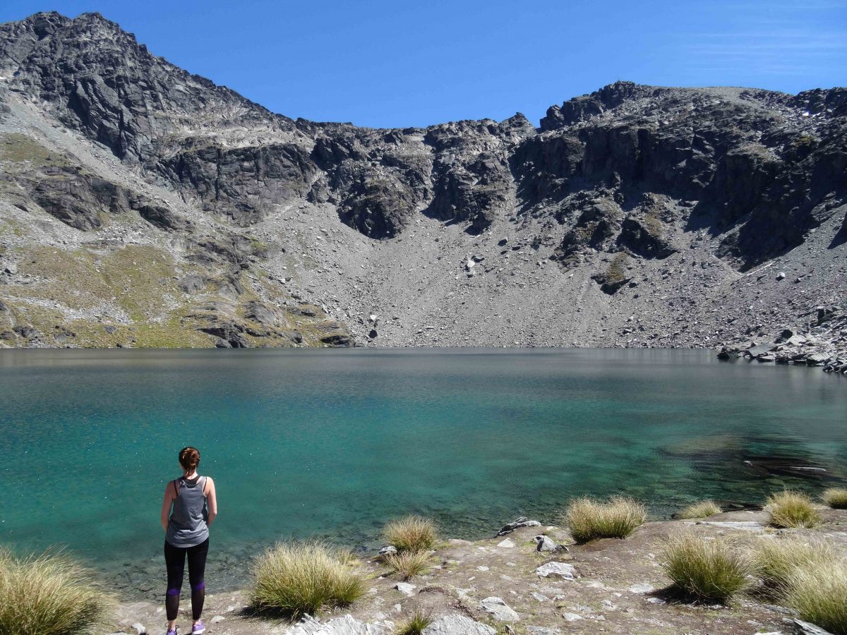 lady at lake alta remarkables queenstown