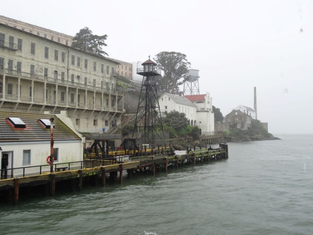 alcatraz from the water