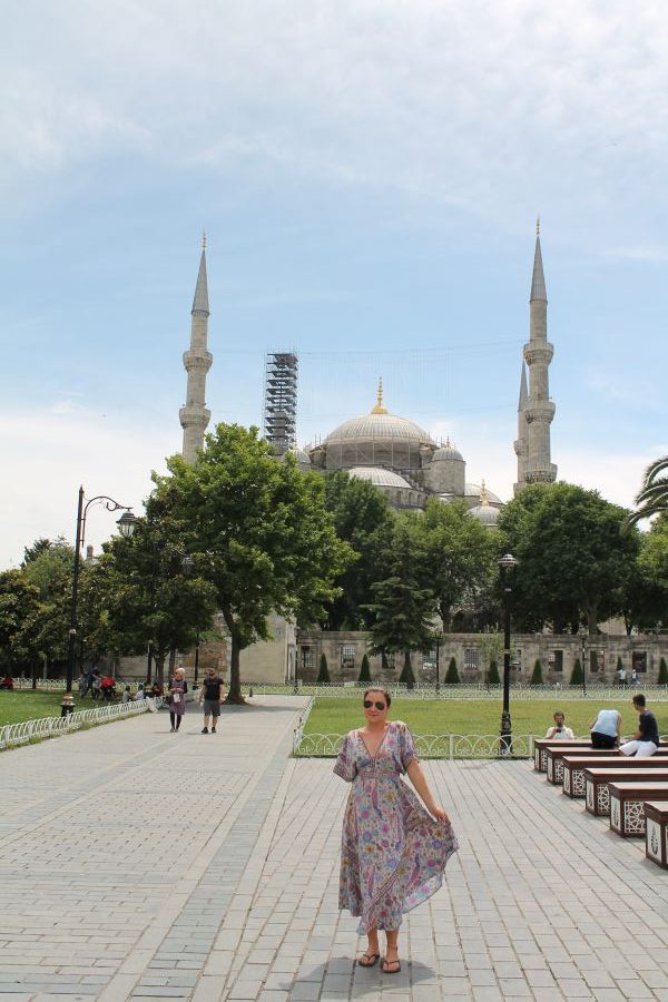 outside of blue mosque