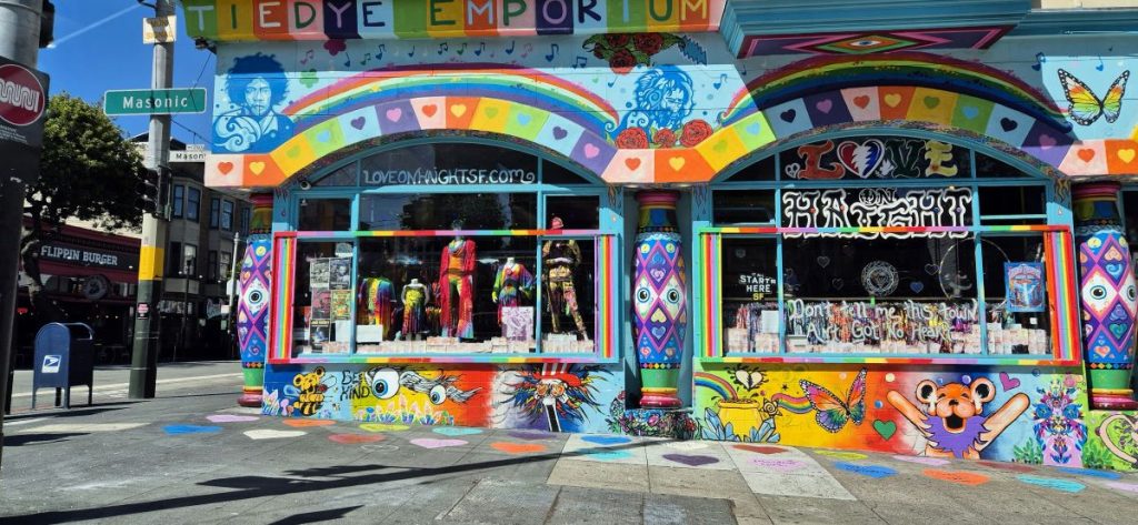 colorful store haight ashbury