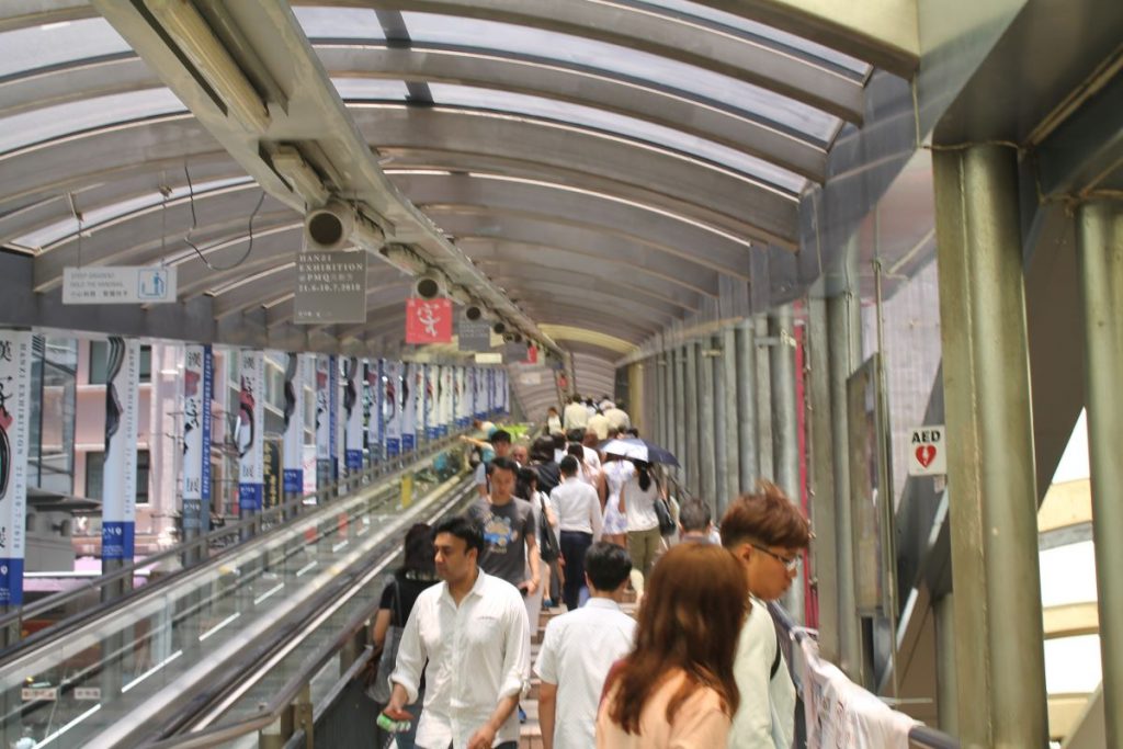 central mid levels escalator