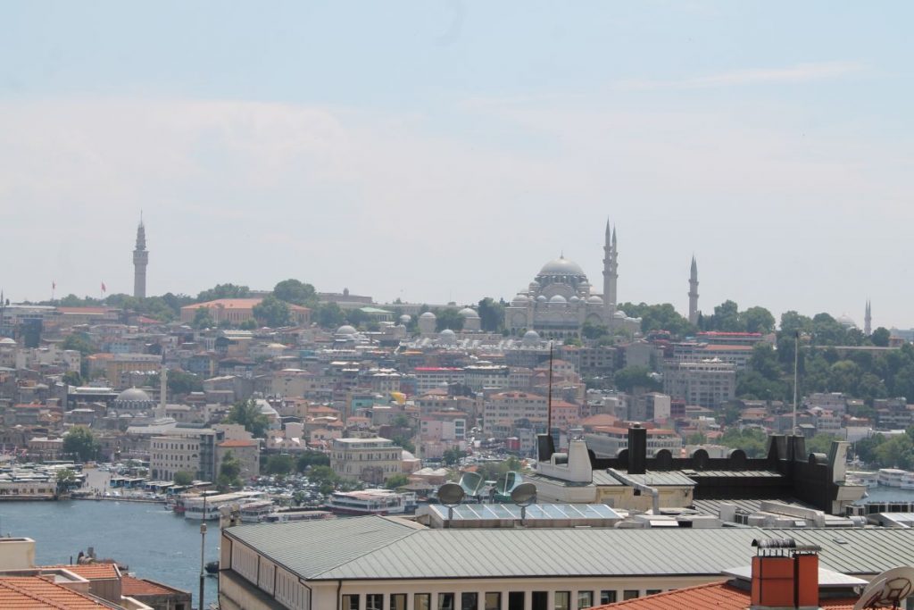 view from Galata Konak Cafe