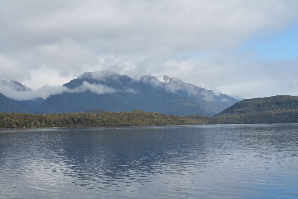 view from manapouri ferry