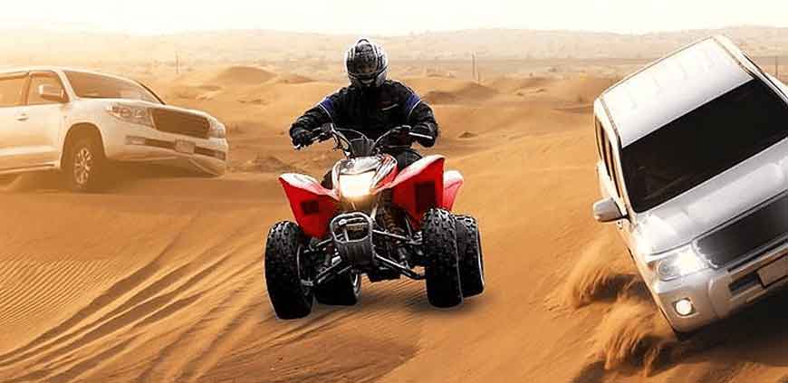 dubai desrt safari with quad bike