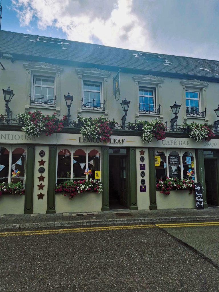 exterior of lemon leaf cafe kinsale