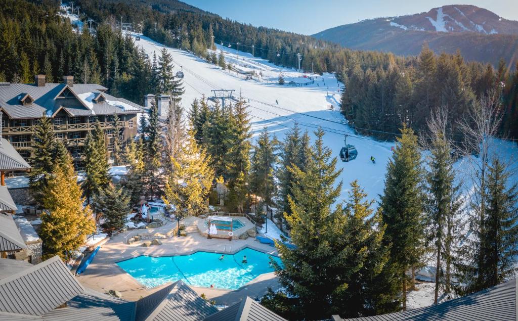 blackcomb spring suites aerial view