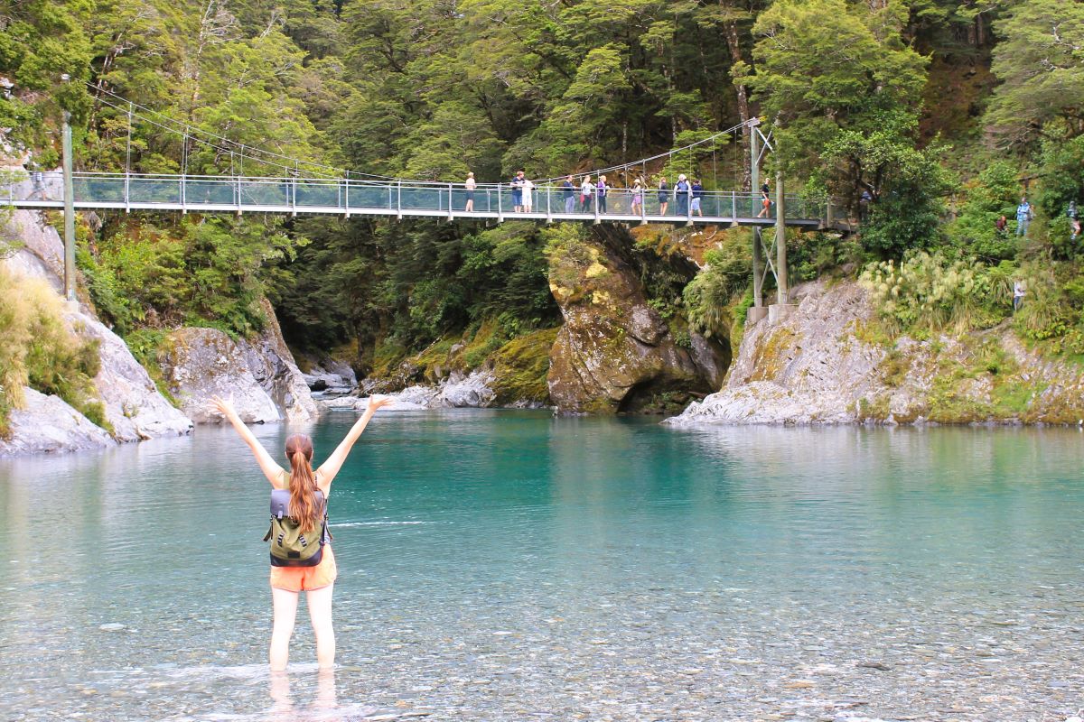 blue pools in new zealand