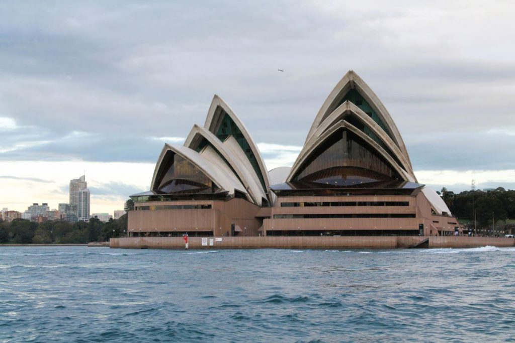 sydney opera house from the water